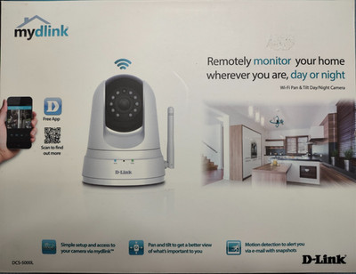 D-Link DCS-5000L Überwachungskamera WLAN / LAN schwenkbar IR