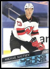 Mikhail Maltsev 2020-21 Upper Deck Young Guns Rookie Card!!. rookie card picture