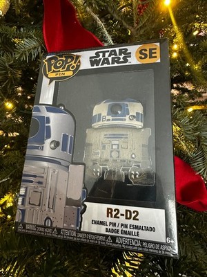 Star Wars R2-D2 Funko Pop Special Edition Enamel Pin with Removable Stand New