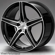 19 Zoll AW7 concave Alufelgen 8,5x19 5x120 ET20 schwarz poliert für BMW
