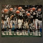 BERNIE KOSAR Signed AUTO 16x20 The Huddle Photo Cleveland Browns JSA COA