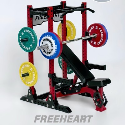 Mini Squat Rack & Weightlifting Barbell Display Model Gym-Themed Gift