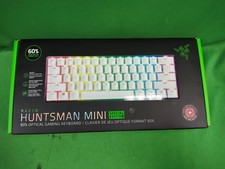 RAZER HUNTSMAN MINI SPECIAL EDITION 60 OPTICAL GAMING KEYBOARD WHITE NEW E3 