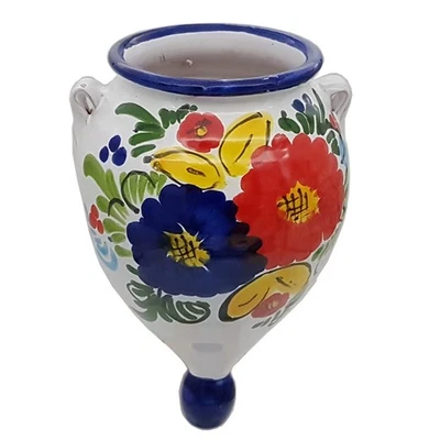 CERAMICA PADILLA Spanish Hanging Urn Wall Pot Orza de Pico 28 cm x 17 cm Handmade Ceramic Pottery