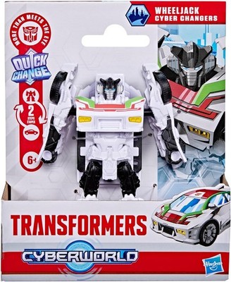 Transformers Cyberworld Quick Change Wheeljack 4'' Action Figure [Cyber Changers]