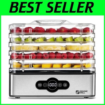 Electric Dog Treat Maker | 5-Tray Stainless Steel Dehydrator-