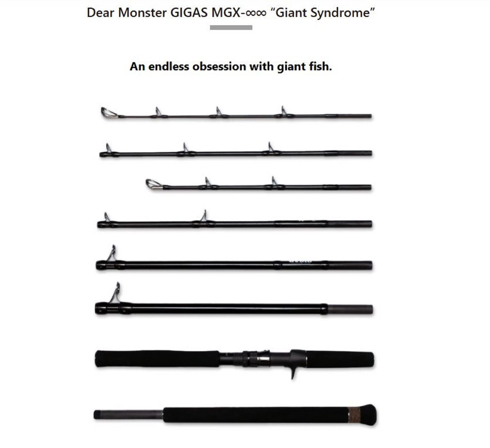 Monster Kiss Rod Baitcast Dear Monster Gigas MGX-Infinity Travel Rod (1953)
