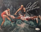 Dennis Rodman Signed METALLIC Photo 8x10  NWO Bulls Worm Autograph HOF JSA HOGAN