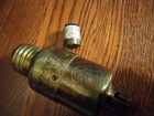 1913/1916 GENERAL ELECTRIC BRASS LIGHT BULB SOCKET 2 1/2 WATTS LAMP MADE IN U.S. — photo 1