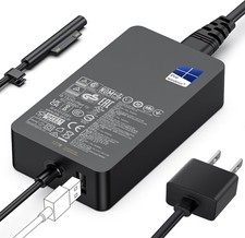 Surface Charger,127W Microsoft Surface Charger for Surface Pro 3/4/5/6/7/7 /8/9