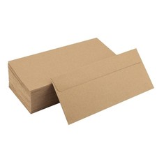 100 Pack #10 Business Envelopes 4-1/8 x 9-1/2 in Mailing Kraft Envelopes for ...