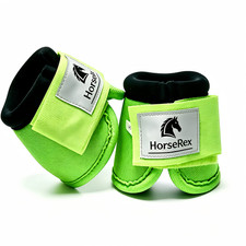 HorseRex 2520D Horse Bell Boots No-Turn Horse Bell Boots, Equine Ballistic Hoof
