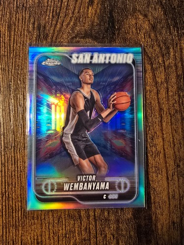 Topps Chrome Basketball 2024-25 Victor Wembanyama Refractor San Antonio Spurs