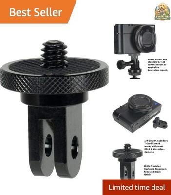 Camera Mount Adapter for GoPro 12/11/10/MAX& Insta360 X5/X4/X3/X2/X/RS/R Ecos...