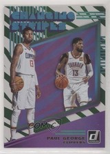 2019-20 Panini Donruss Changing Stripes Green Flood Paul George #8 0u7