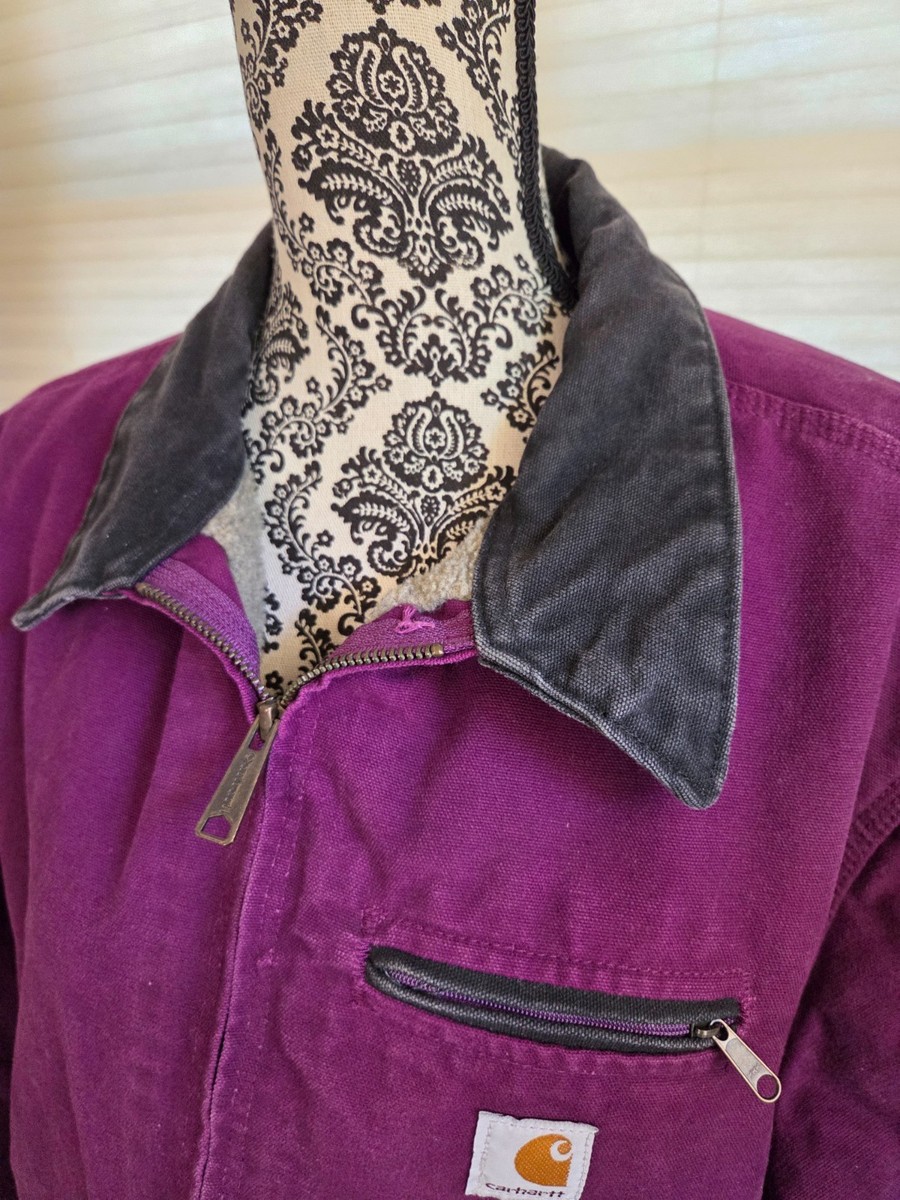 Vintage Carhartt Women's Sandstone Detroit Jacket XL WJ097 BGP