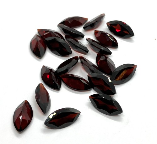 Natural Loose Gemstone Marquise Cut AAA Garnet Faceted For Making All Jewelry - Picture 5 of 10
