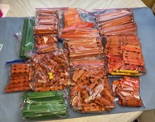 Log Building Set Roy Toy Real Wooden Pieces 583 Pieces Made In The USA
