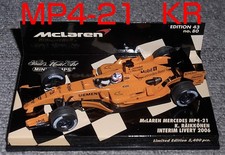 1/43 Mclaren Mercedes Mp4-21 Raikkonen 2006 Interm Livery Orange Test Car