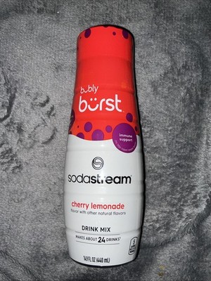 Sodastream Bubly Burst Cherry Lemonade Beverage Mix 14.9 oz Soda Stream