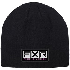 FXR Racing F21 Infinite Knit Beanies-Black/E Pink-One Size
