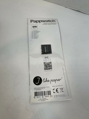 Reloj de cartón Dupont Nueva York con tema a prueba de lágrimas resistente al agua Tyvek nuevo negro/wh - Imagen 4 de 7