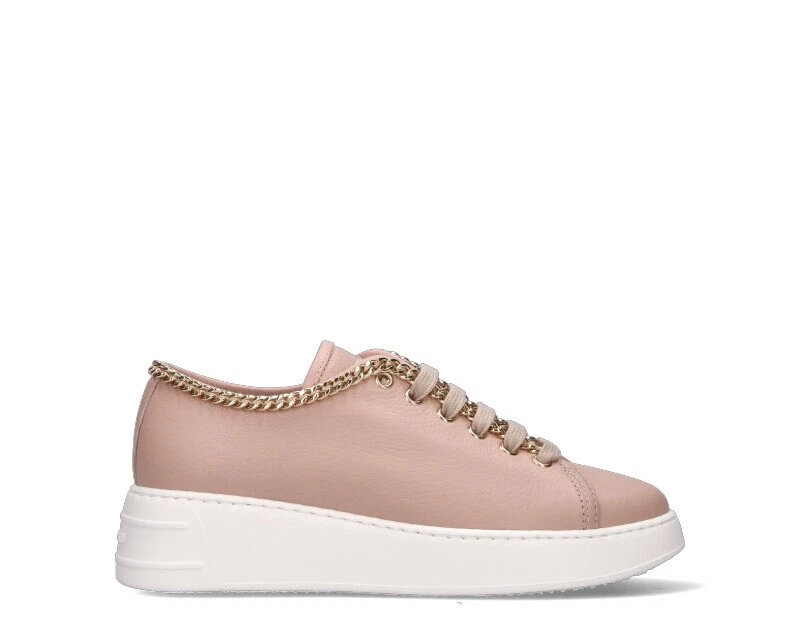 Scarpe STOKTON Donna Sneakers Trendy ROSA Pelle naturale 500D PASMAN PINK