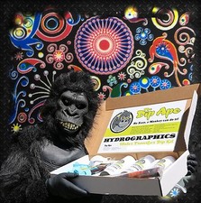 DIP APE COLOR SPLASH PASLEY HYDROGRAPHIC WATER TRANSFER HYDRO DIPPING FILM KIT