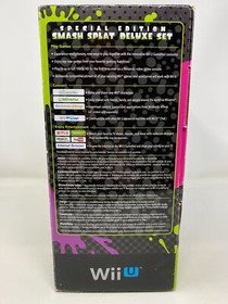 Nintendo WiiU 32GB Console: Smash Splat Deluxe Set [USED] Missing Accessories
