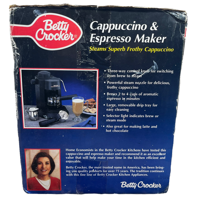 Betty Crocker Cappuccino \u0026 Espresso 