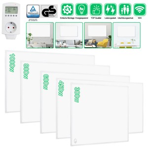 Infrarotheizung Deckenheizung Heizung mit TÜV Thermostat mit Wifi 300
