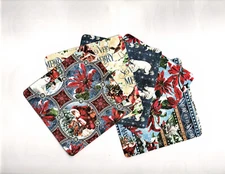 Graphic45 LET IT SNOW (5) HAND-CUT 4x4 POCKET PAGE CARDS Double-Sided