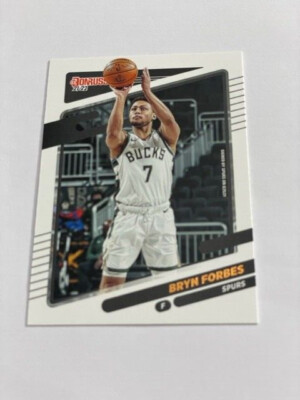 2021-22 Donruss NBA Basketball San Antonio Spurs Bryn Forbes