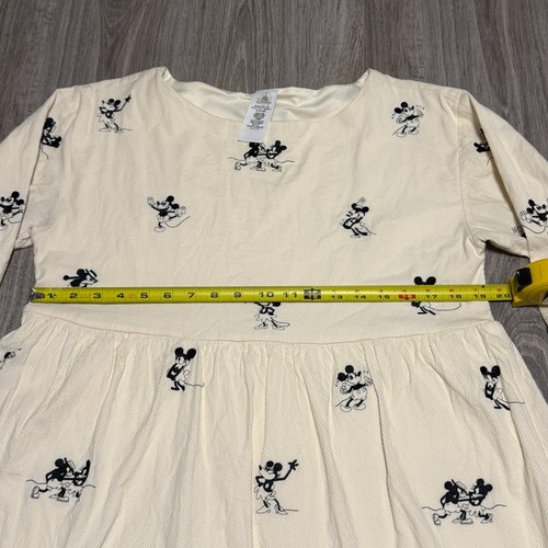 Disney Parks Mickey & Minnie Embroidered Vintage Style Dress Women's Size Large - Picture 5 of 7
