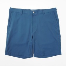 Peter Millar Crown Sport Salem High Drape Performance 9" Shorts Mens 40 Blue EUC