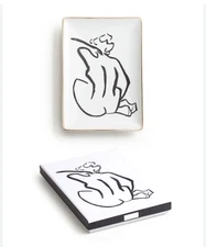 Rosanna,"Ladies Choice" Porcelain Tray Artwork by Francesca Rosati New