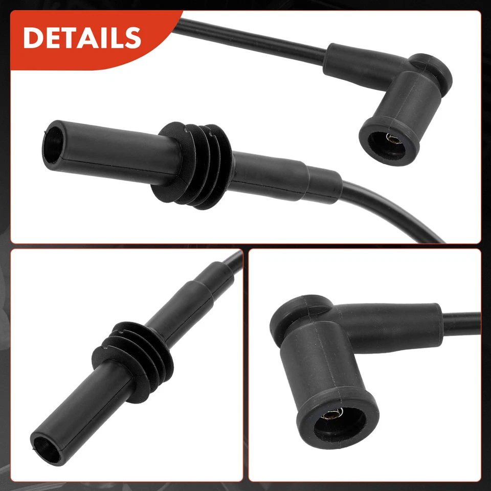 3x Spark Plug Wire Sets for Jeep Grand Cherokee 09-10 Dodge Ram 1500 Dakota 3.7L - Image 4 of 4