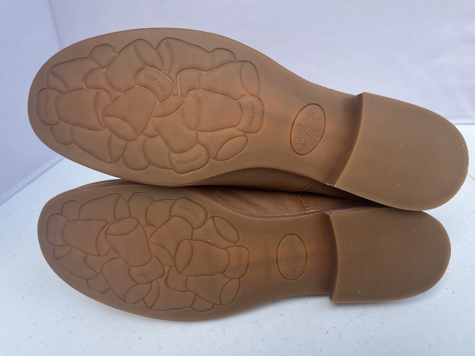 KorkEase Nottingham Leather Oxford Loafers Women’s Size 9.5 Brown/Tan