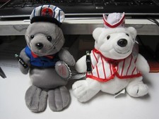 1998 COLLECTIBLE COCA-COLA BRAND BEAN BAG PLUSH BEAR SEAL