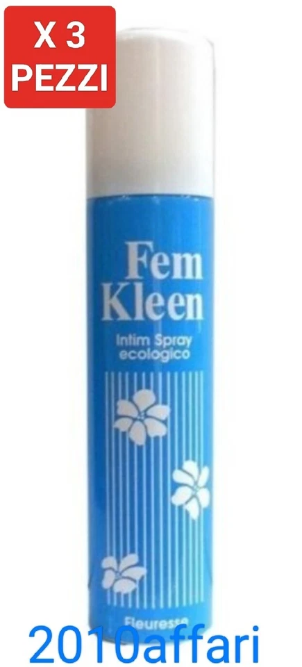 Fem Kleen Fleuresse Déodorant Sec pour L'Hygiène 100 ML Spray - 3 Pièces - Photo 1/1