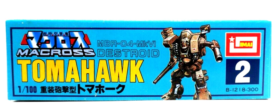 Imai Macross Destroid Tomahawk 1/100 Scale Model Kit 1985 (D11) - Image 2 of 4