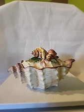 Fitz And Floyd Covered Shell Dish