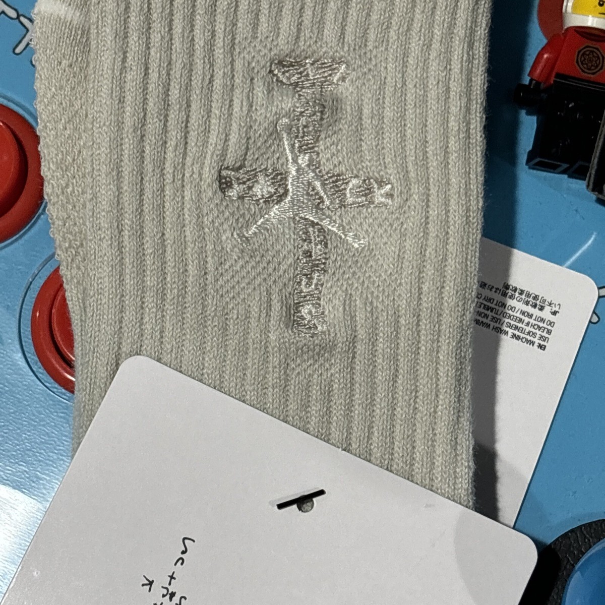 Nike Jordan Travis Scott Everyday Cushion Crew Socks Bone