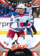 2022-23 Upper Deck MVP - #33 Adam Fox ICE BATTLES PARALLEL HOCKEY CARD