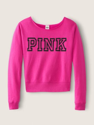 Victoria's Secret PINK Neon Fuchsia Classic Off Shoulder