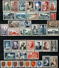 FRANCE  Année 1954 Complète 40 Timbres neufs ★★ luxe / MNH (N)