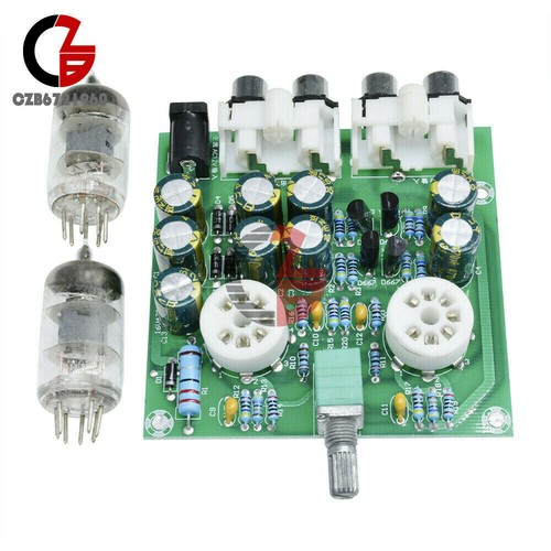 6J1 AC12V Valve Pre-amp Tube PreAmplifier Board Headphone Amplifier Acrylic Case - Picture 47 of 54