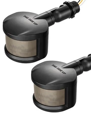 EDISHINE2 Pack Motion Sensor, Automatic Dusk to Dawn, 180-Degree Replacement