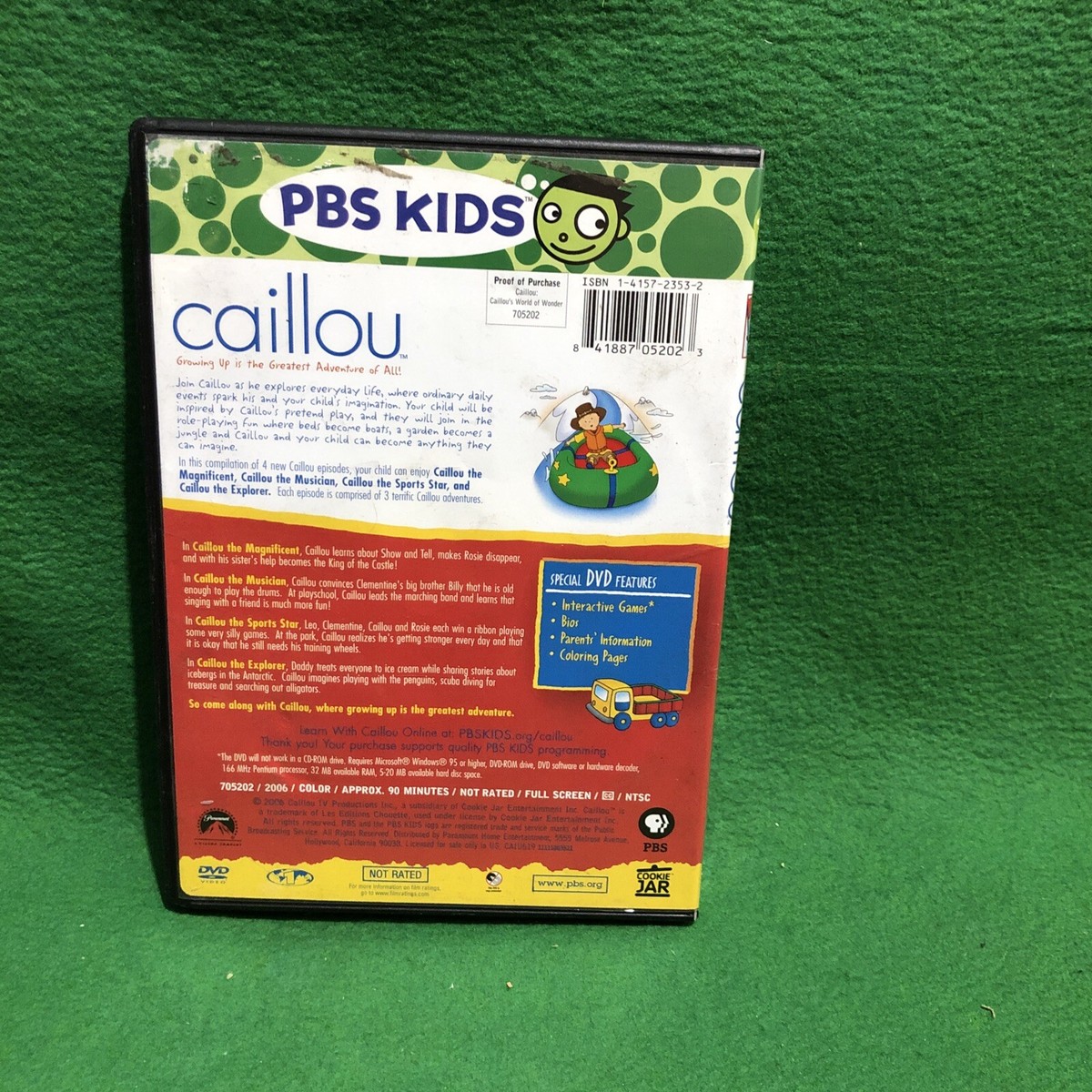 Caillou: Caillou's World Of Wonder DVD 841887052023| eBay