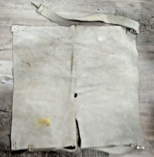 Haying Chaps -Horse Shoeing Chaps - Light Grey - Rough Leather